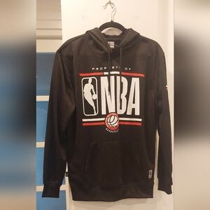 NBA Black Hoodie with Red Accents